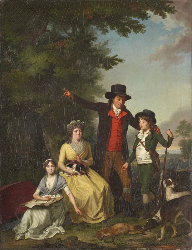 La prima volpe - Ritratto della famiglia Corbabon, Musée des beaux Arts de Dijon